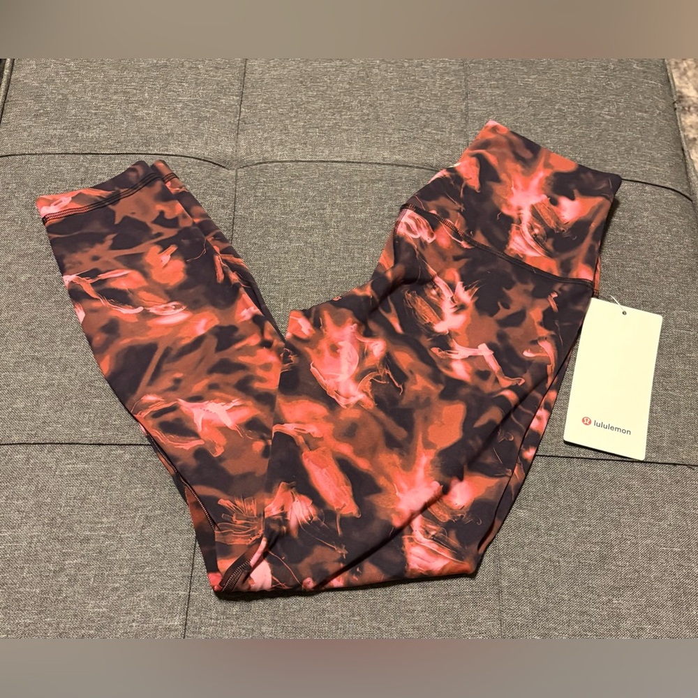 Lululemon Align High-Rise Pants Intensity Pink Blossom 25 in Leggings NWT - Picture 3 of 5